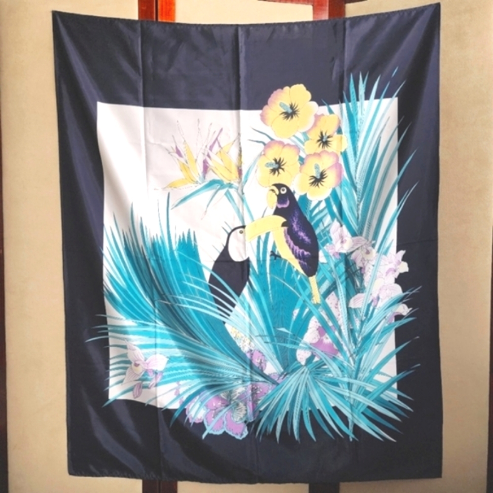 Tropical Parrot Scarf